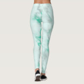 緑の大理石 レギンス (裏面)