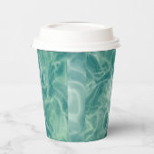 緑の大理石 紙コップ (左)