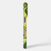 緑の大理石 – 紙マーリングスタイル Case-Mate iPhoneケース (裏面 / 右)