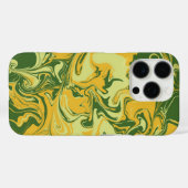 緑の大理石 – 紙マーリングスタイル Case-Mate iPhoneケース (裏面 (横))