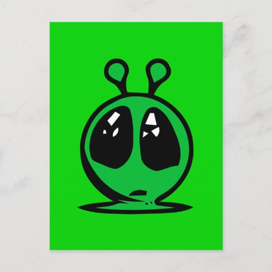 緑の大連の目。 ポストカード (正面)