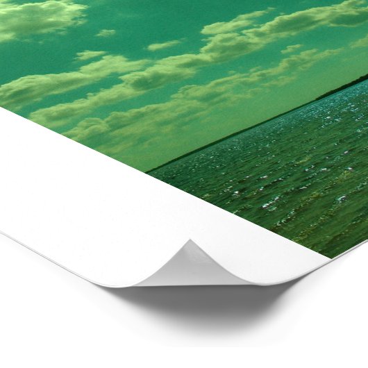 緑の太陽 ポスター (角)