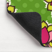 緑の失敗Moddのヴィンテージのレースのマウスパッド マウスパッド (コーナー)