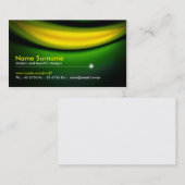 緑の奇跡の名刺 名刺 (正面/裏面)