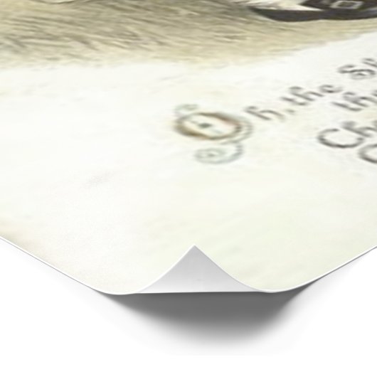 緑の女の子のシャムロックのビクトリアン着用 フォトプリント            (角)