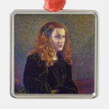 緑の女の子（Theo van Rysselberghe著）セラミックO