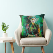 緑の女性 クッション (椅子)