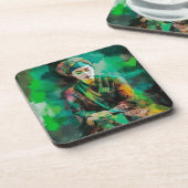 緑の女性 コースター (左側)