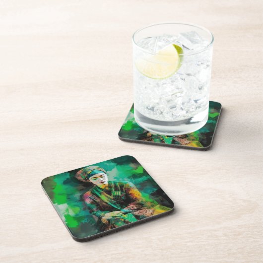 緑の女性 コースター (右側)