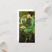 緑の女性（デイドリーム） (by D.G. Rosetti) カード (正面/裏面インサイチュ)