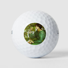 緑の女性（デイドリーム） (by D.G. Rosetti) ゴルフボール