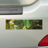 緑の女性（デイドリーム） (by D.G. Rosetti) バンパーステッカー (車上)