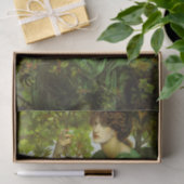 緑の女性（デイドリーム） (by D.G. Rosetti) 薄葉紙 (ギフト)