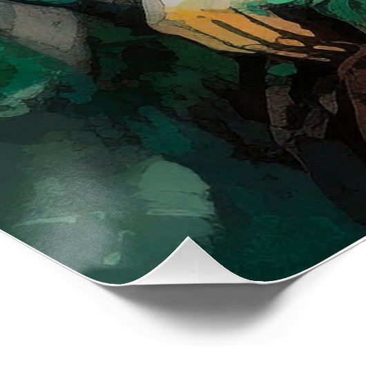 緑の女性 ポスター (コーナー)