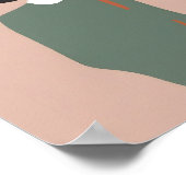 緑の女性 ポスター (角)