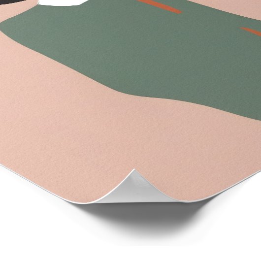 緑の女性 ポスター (角)