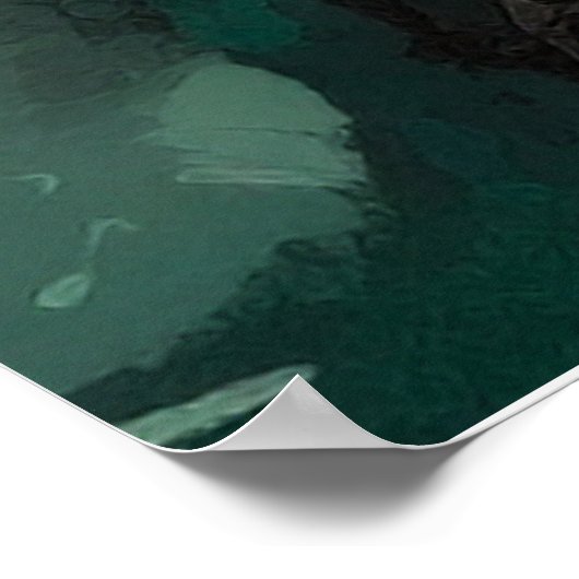 緑の女性 ポスター (角)