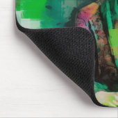 緑の女性 マウスパッド (コーナー)