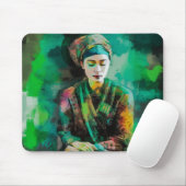 緑の女性 マウスパッド (マウス)