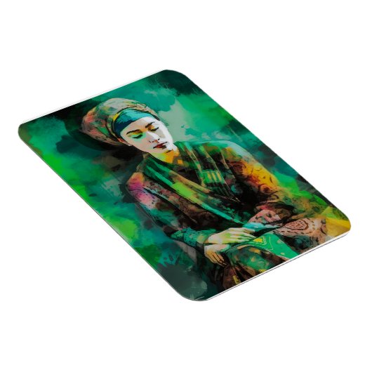 緑の女性 マグネット (右側)