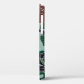 緑の女性、モダンヴィンテージイラストレーション。 Case-Mate iPhoneケース (裏面 / 左)