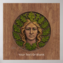 緑の女性 – 木材