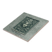 緑の女性 – 石 タイル (側面)