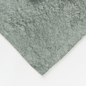 緑の女性 – 石 フリースブランケット (角)