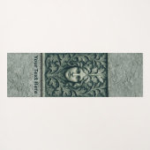 緑の女性 – 石 ヨガマット (裏面(横))