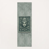 緑の女性 – 石 ヨガマット (正面)