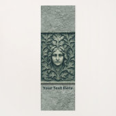 緑の女性 – 石 ヨガマット (裏面)