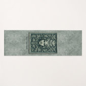 緑の女性 – 石 ヨガマット (正面(横))