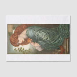 緑の女性 薄葉紙