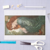 緑の女性 薄葉紙 (クラフト)