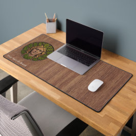 緑の女性 – Wood Desk Mat デスクマット