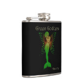 緑の女神のアブサン フラスク (右)