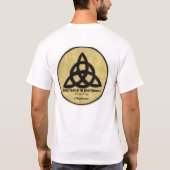 緑の女神のワイシャツのDianicのCoven Tシャツ (裏面)
