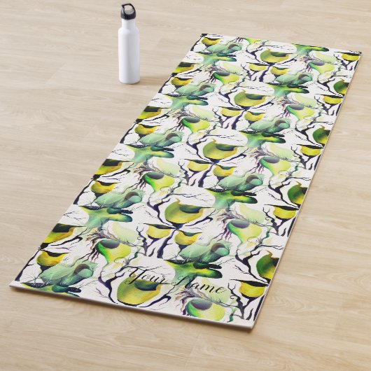 緑の妖精の国の植物、サステナビリティサポーター ヨガマット (インサイチュ)
