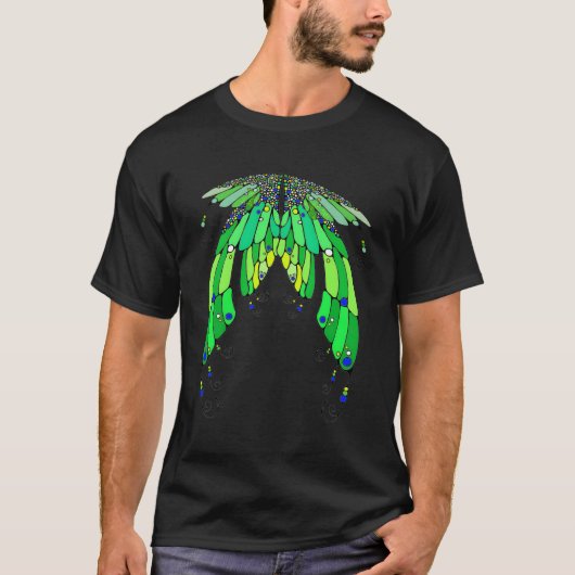 緑の妖精の翼 Tシャツ (正面)