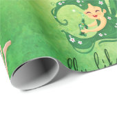 緑の妖精はあなたの精神の輝きがAの妖精のように飛ぶようにしました ラッピングペーパー (ロールコーナー)