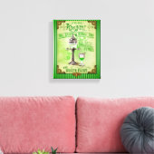 緑の妖精 キャンバスプリント (インサイチュ (リビング))