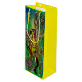 緑の妖精 ワインギフトバッグ (正面アングル)