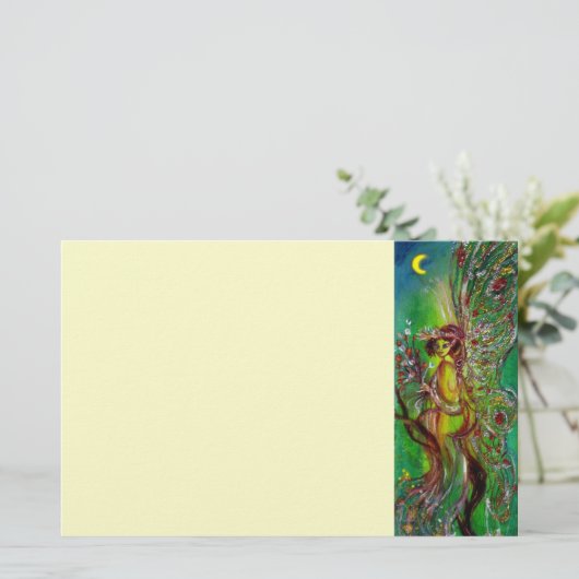 緑の妖精 便箋 (スタンド正面)