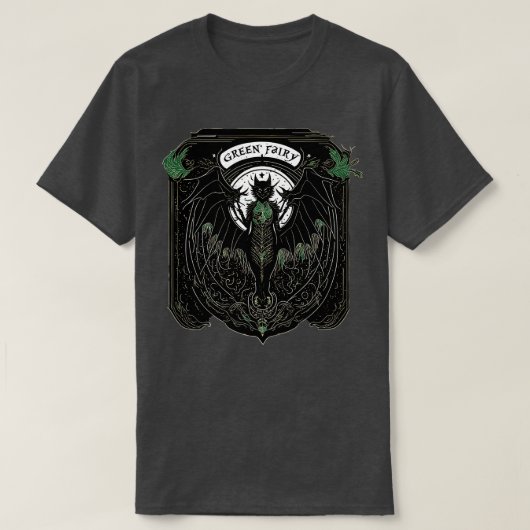 緑の妖精 Tシャツ (デザイン正面)