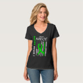 緑の姪の腎疾患脳性麻痺アワレン Tシャツ (正面フル)