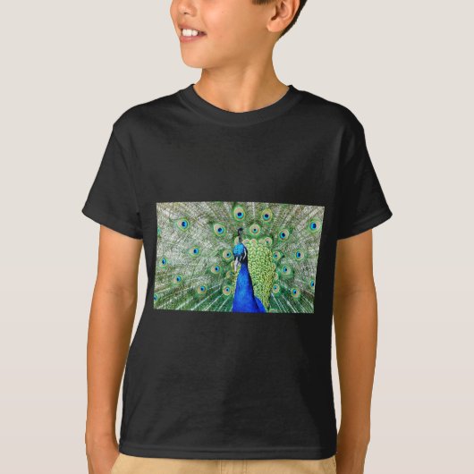 緑の孔雀 Tシャツ (正面)