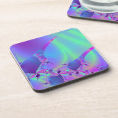 緑の宇宙へのピンクのポータル コースター (左側)