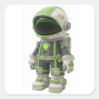 緑の宇宙エクスプローラ スクエアシール