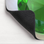 緑の宝石用原石 マウスパッド (コーナー)