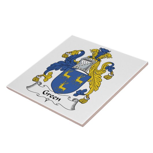 緑の家紋 タイル (側面)